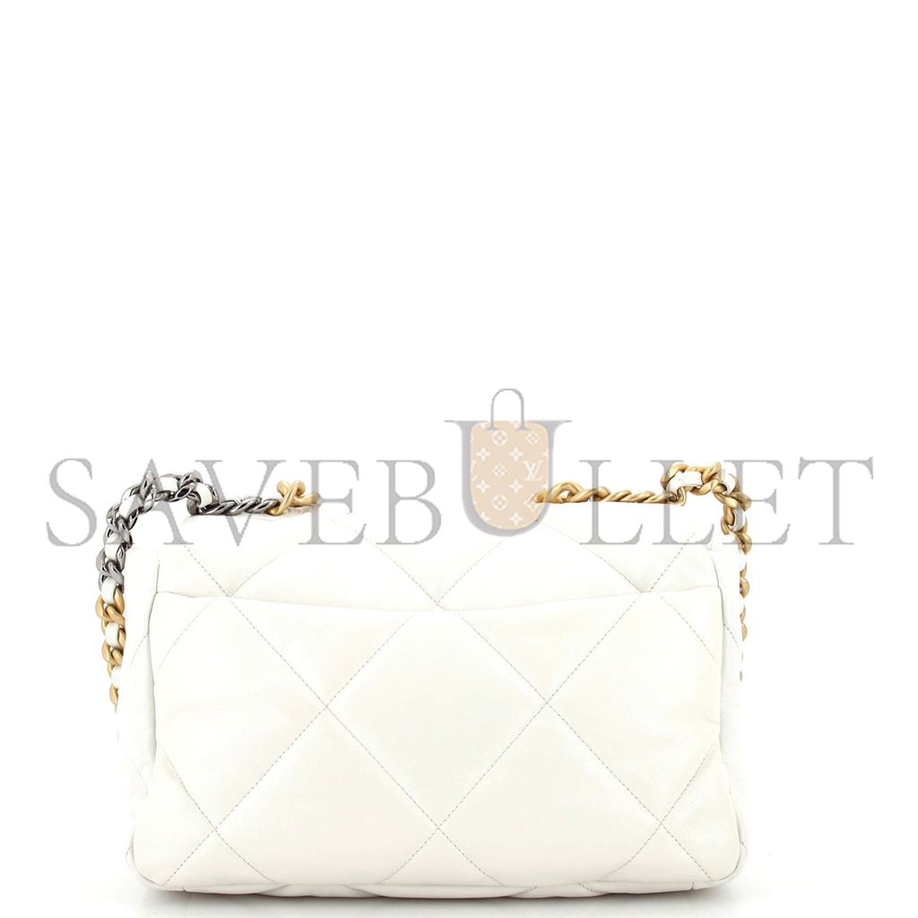 CHANEL MASTER 19 FLAP BAG QUILTED LEATHER LARGE (30*20*10cm)